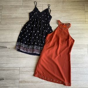 Bundle of 2 Lulu’s Mini Summer Dresses XS
